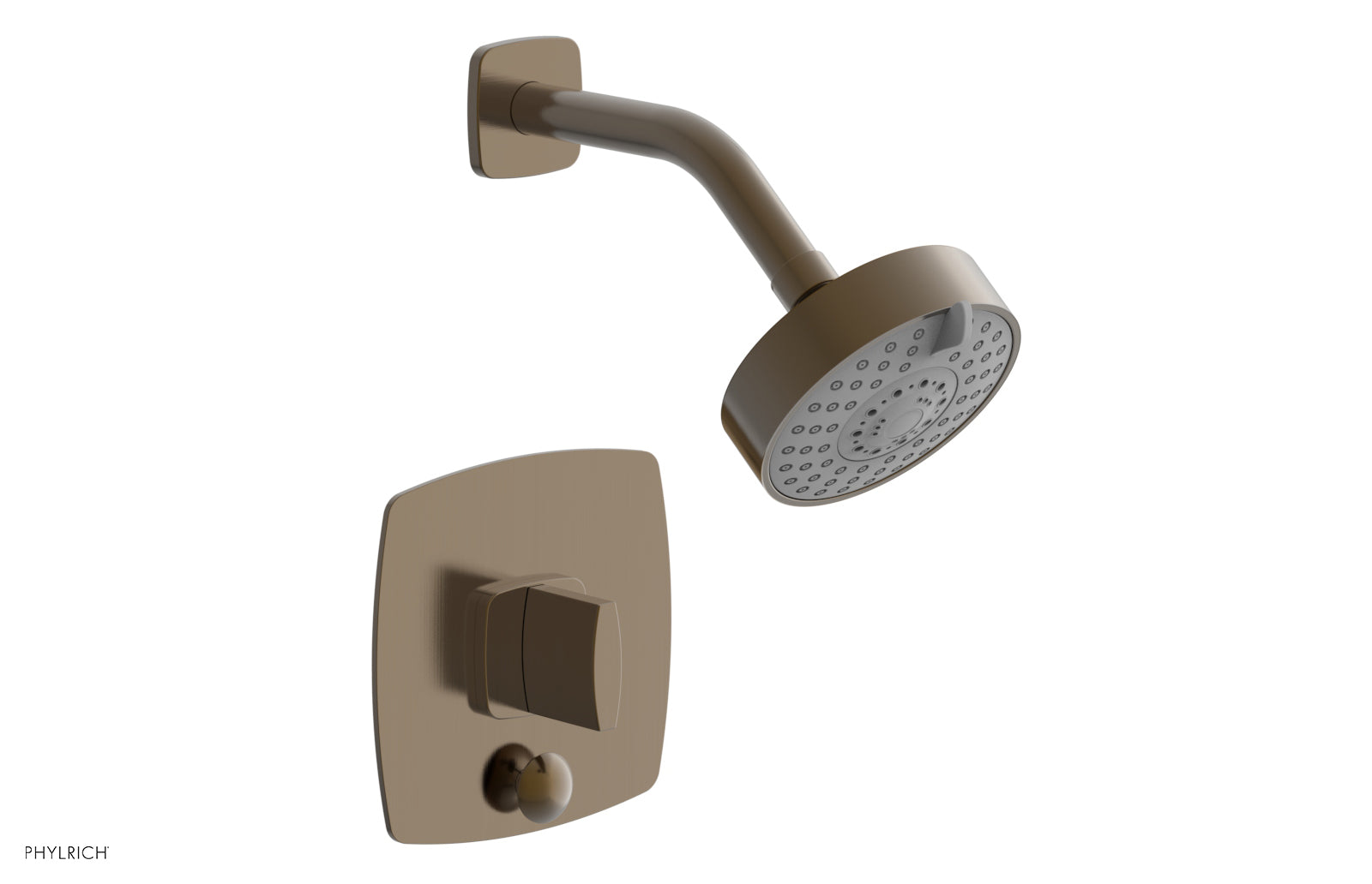 RADI Pressure Balance Shower and Diverter Set (Less Spout), Blade Handle 4-557