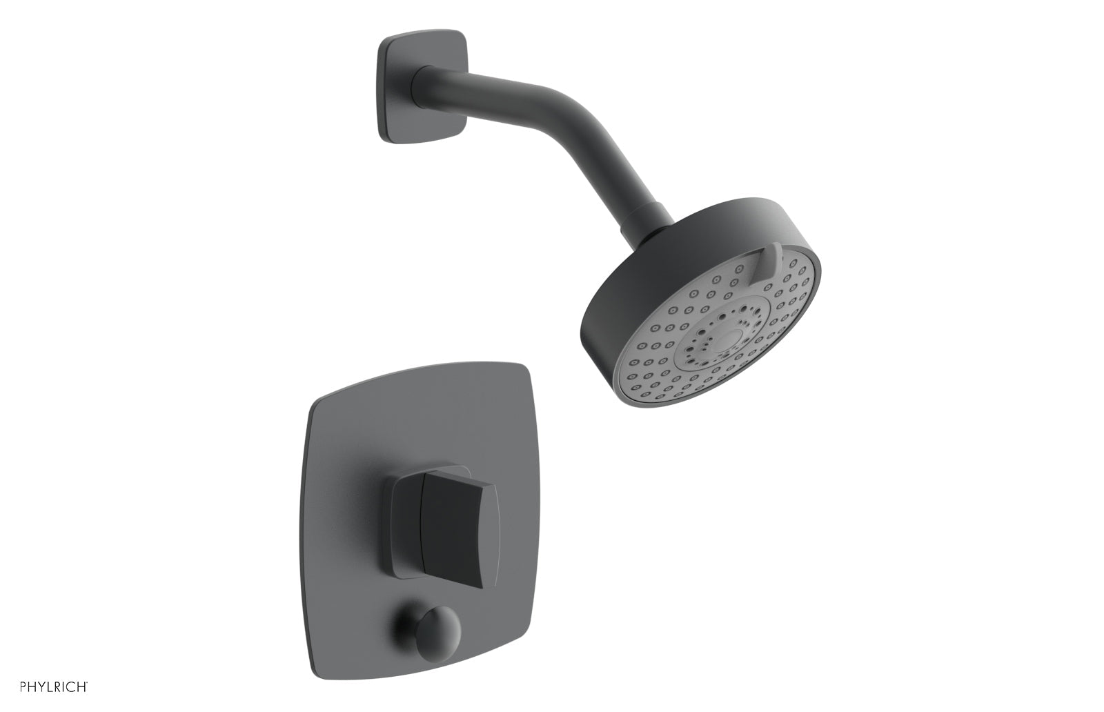 RADI Pressure Balance Shower and Diverter Set (Less Spout), Blade Handle 4-557