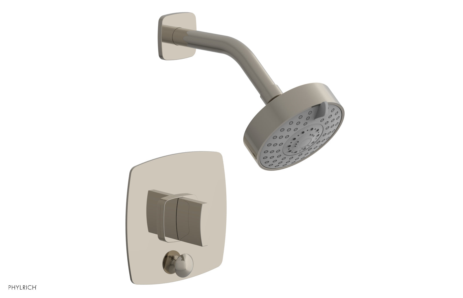 RADI Pressure Balance Shower and Diverter Set (Less Spout), Blade Handle 4-557