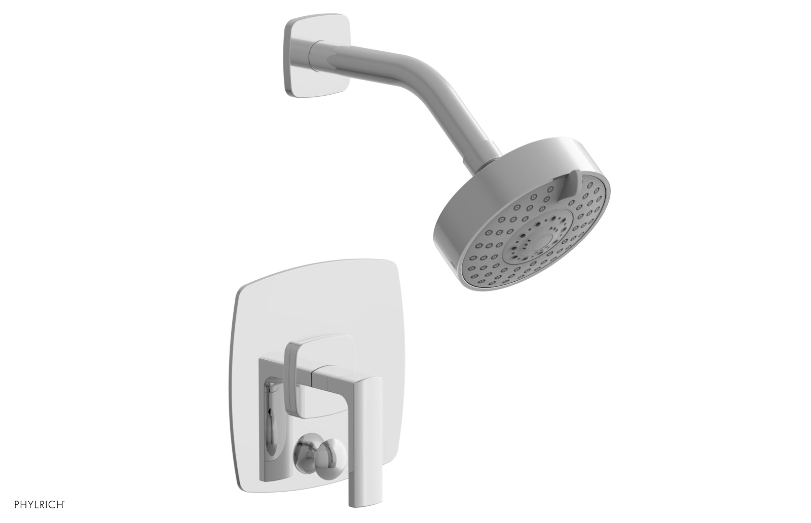 RADI Pressure Balance Shower and Diverter Set (Less Spout), Lever Handle 4-558