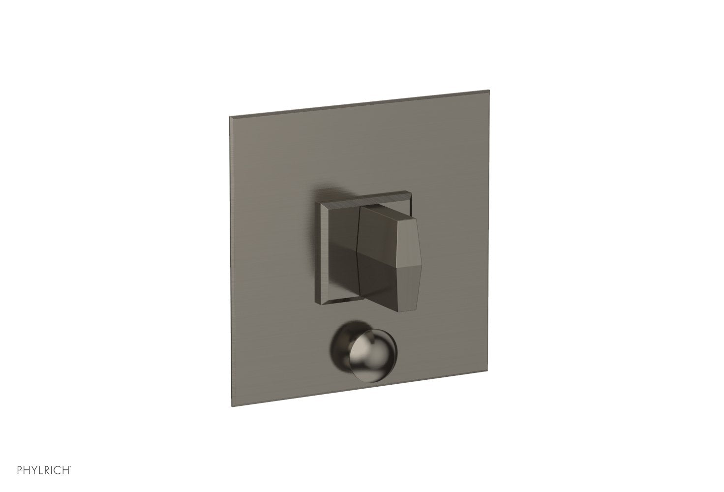 DIAMA Pressure Balance Shower Plate with Diverter and Handle Trim Set 4-561