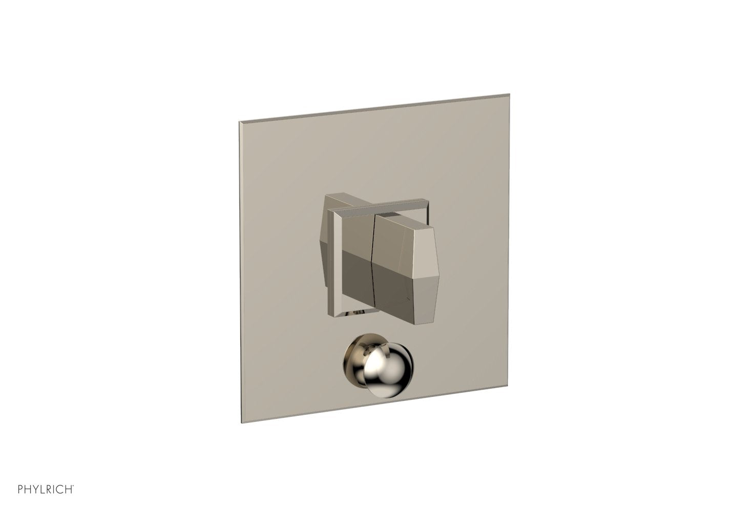 DIAMA Pressure Balance Shower Plate with Diverter and Handle Trim Set 4-561