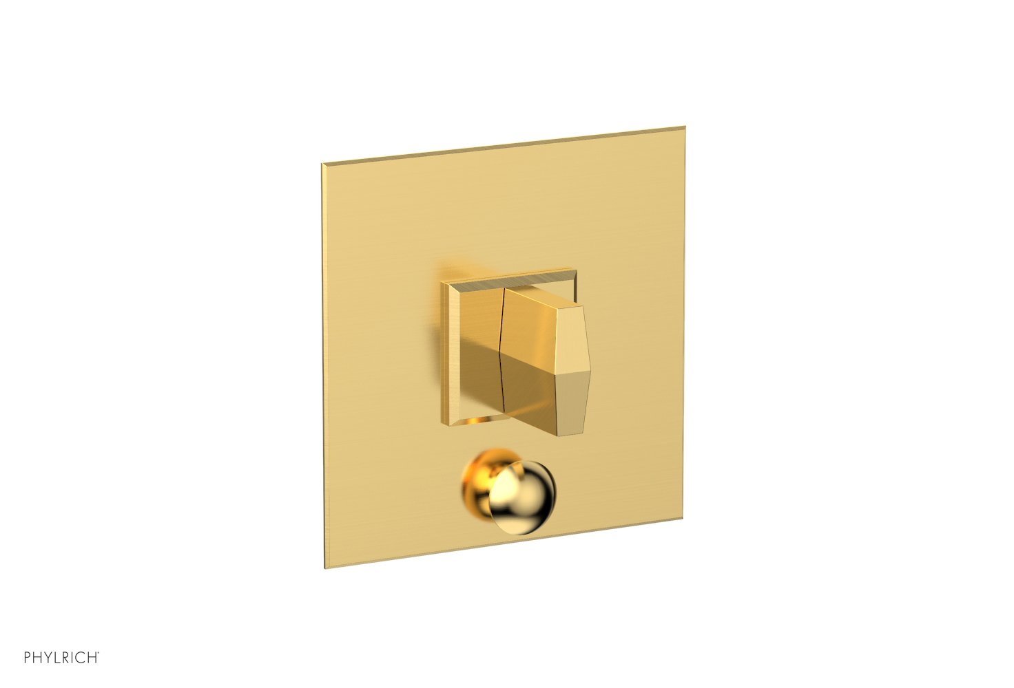 DIAMA Pressure Balance Shower Plate with Diverter and Handle Trim Set 4-561