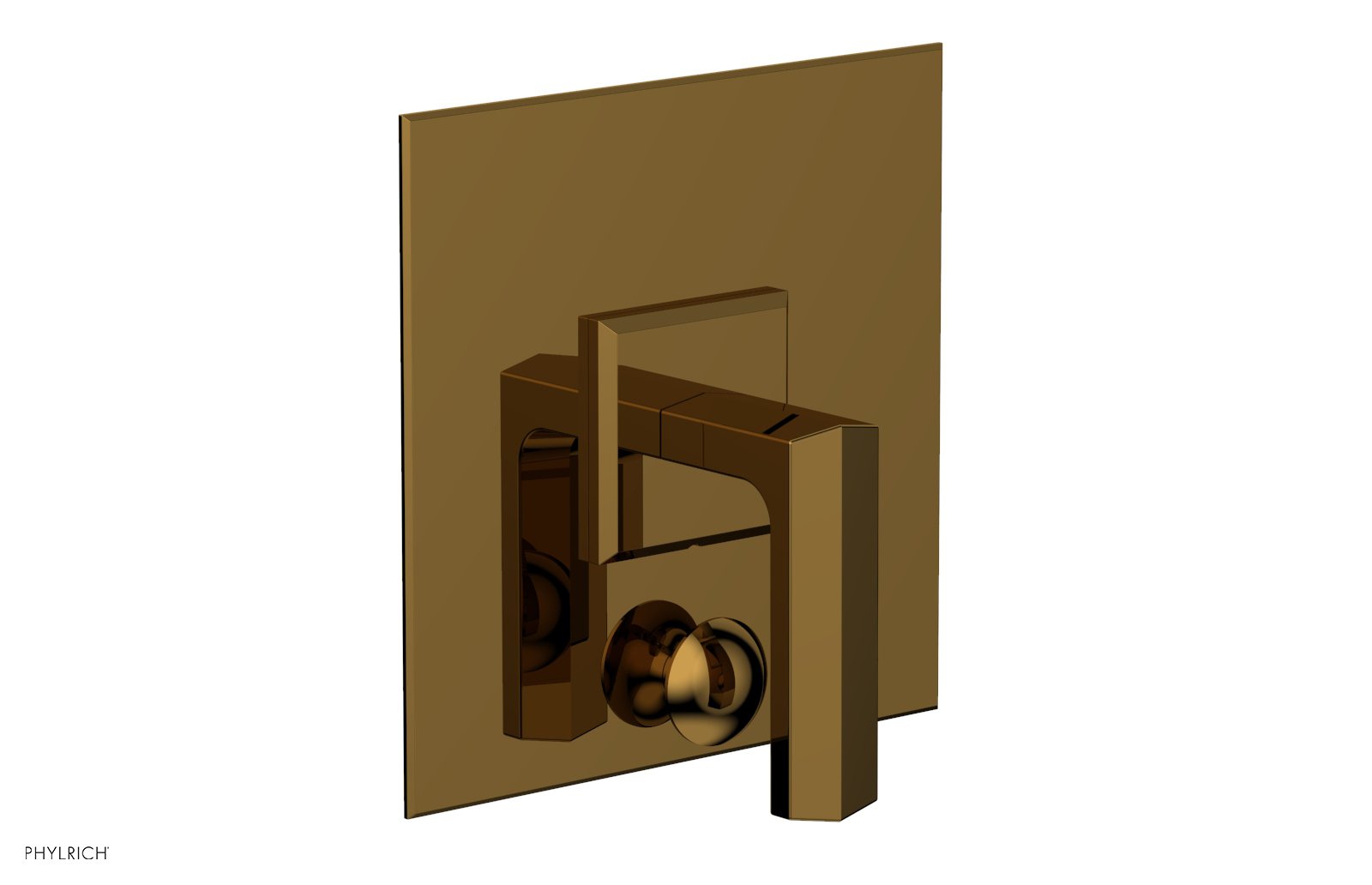 DIAMA Pressure Balance Shower Plate with Diverter and Handle Trim Set 4-562