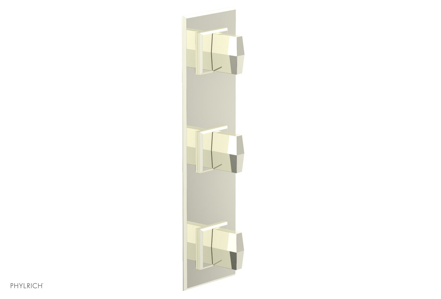 DIAMA 1/2" Thermostatic Valve with Two Volume Control, Blade Handles 4-563