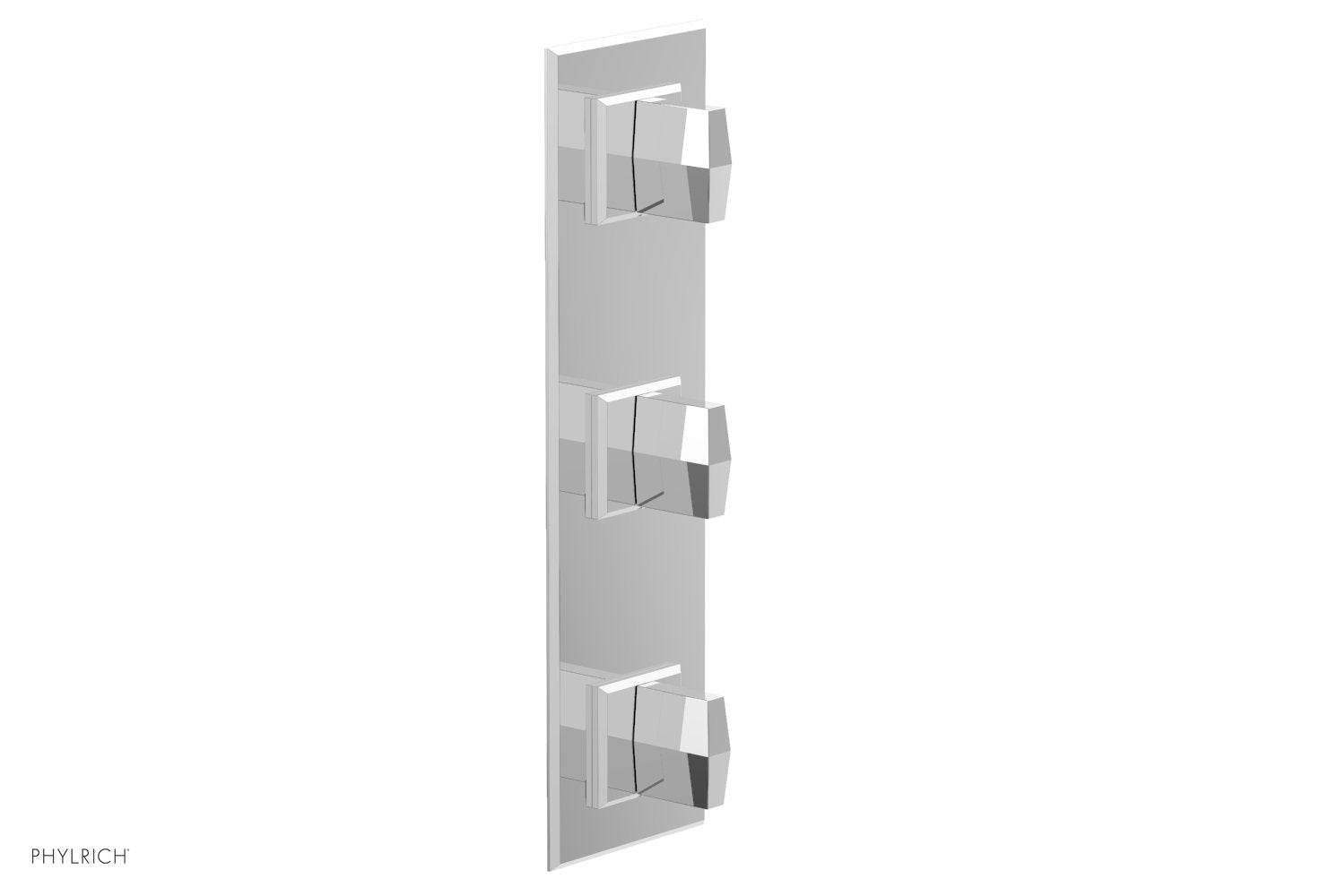 DIAMA 1/2" Thermostatic Valve with Two Volume Control, Blade Handles 4-563