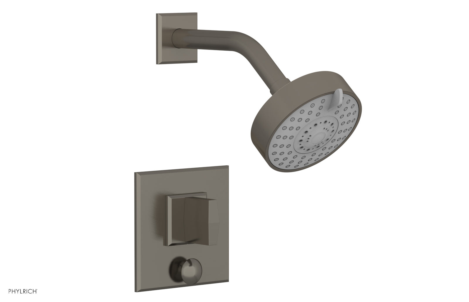DIAMA Pressure Balance Shower and Diverter Set (Less Spout), Blade Handle 4-565