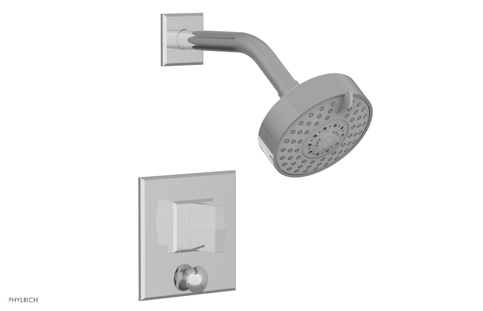 DIAMA Pressure Balance Shower and Diverter Set (Less Spout), Blade Handle 4-565