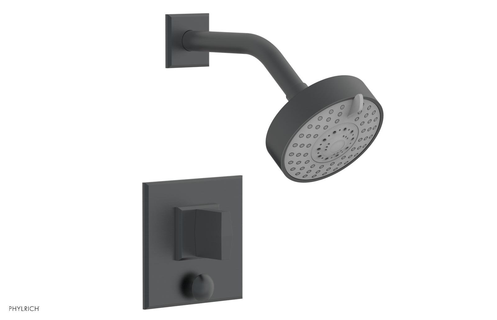 DIAMA Pressure Balance Shower and Diverter Set (Less Spout), Blade Handle 4-565