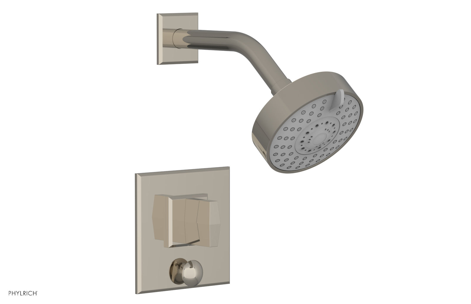 DIAMA Pressure Balance Shower and Diverter Set (Less Spout), Blade Handle 4-565