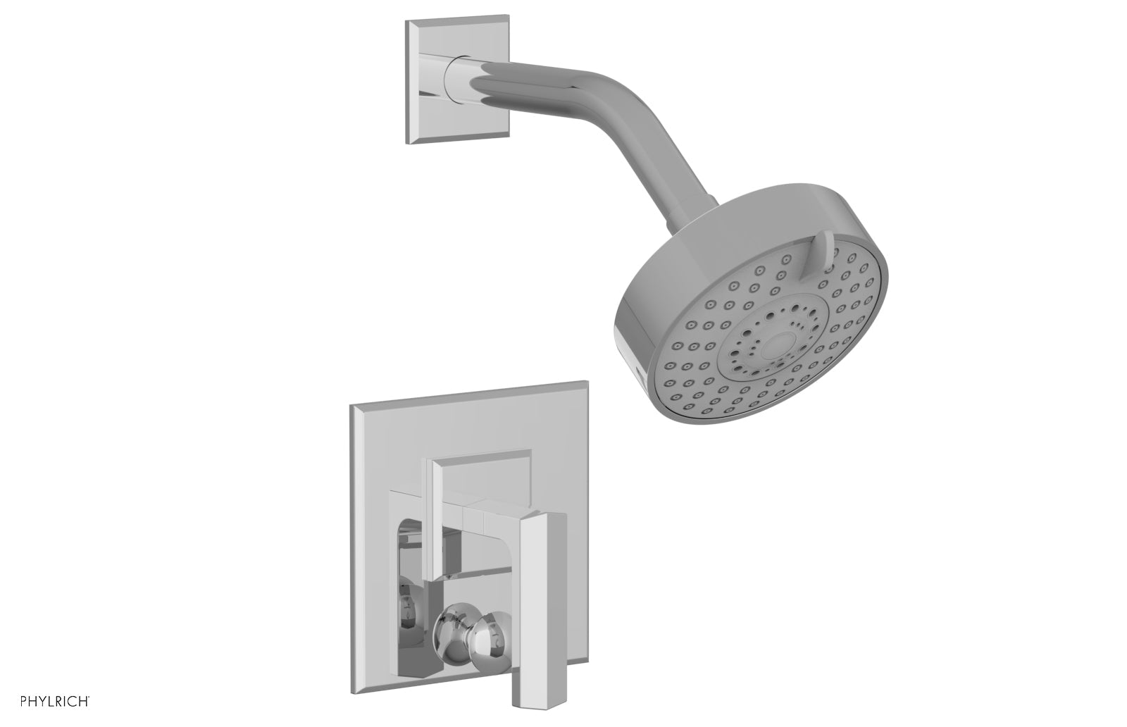 DIAMA Pressure Balance Shower and Diverter Set (Less Spout), Lever Handle 4-566