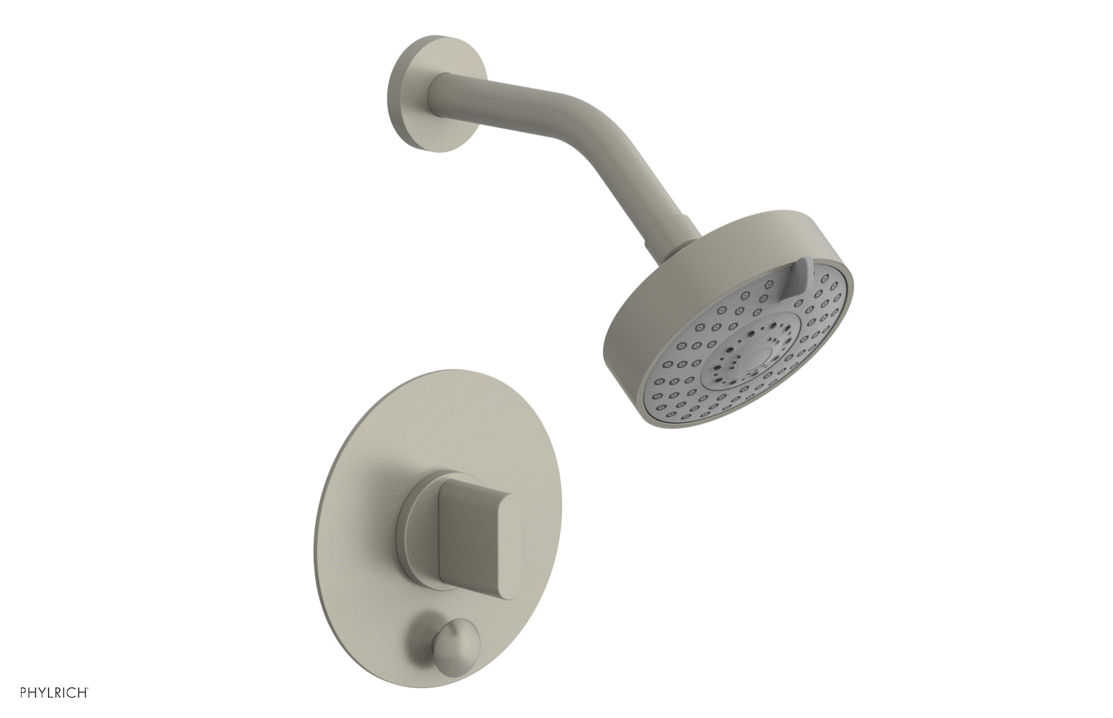 ROND Pressure Balance Shower and Diverter Set (Less Spout), Blade Handle 4-572