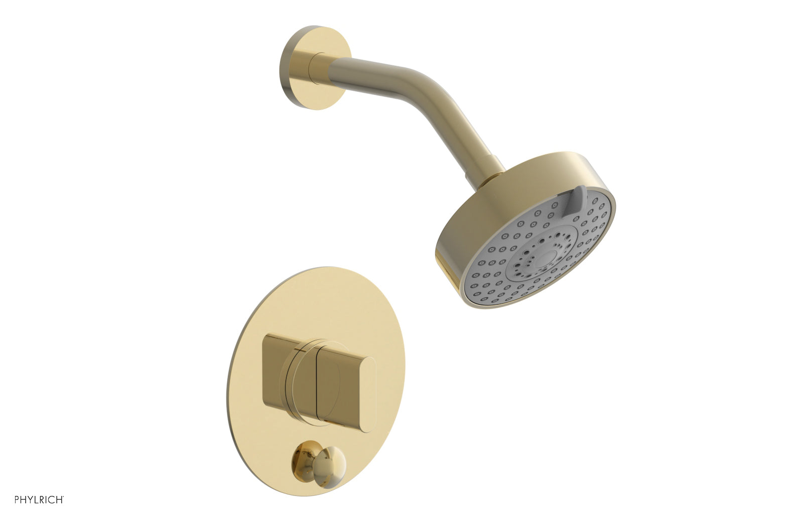 ROND Pressure Balance Shower and Diverter Set (Less Spout), Blade Handle 4-572