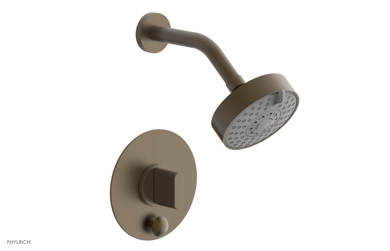 ROND Pressure Balance Shower and Diverter Set (Less Spout), Blade Handle 4-572