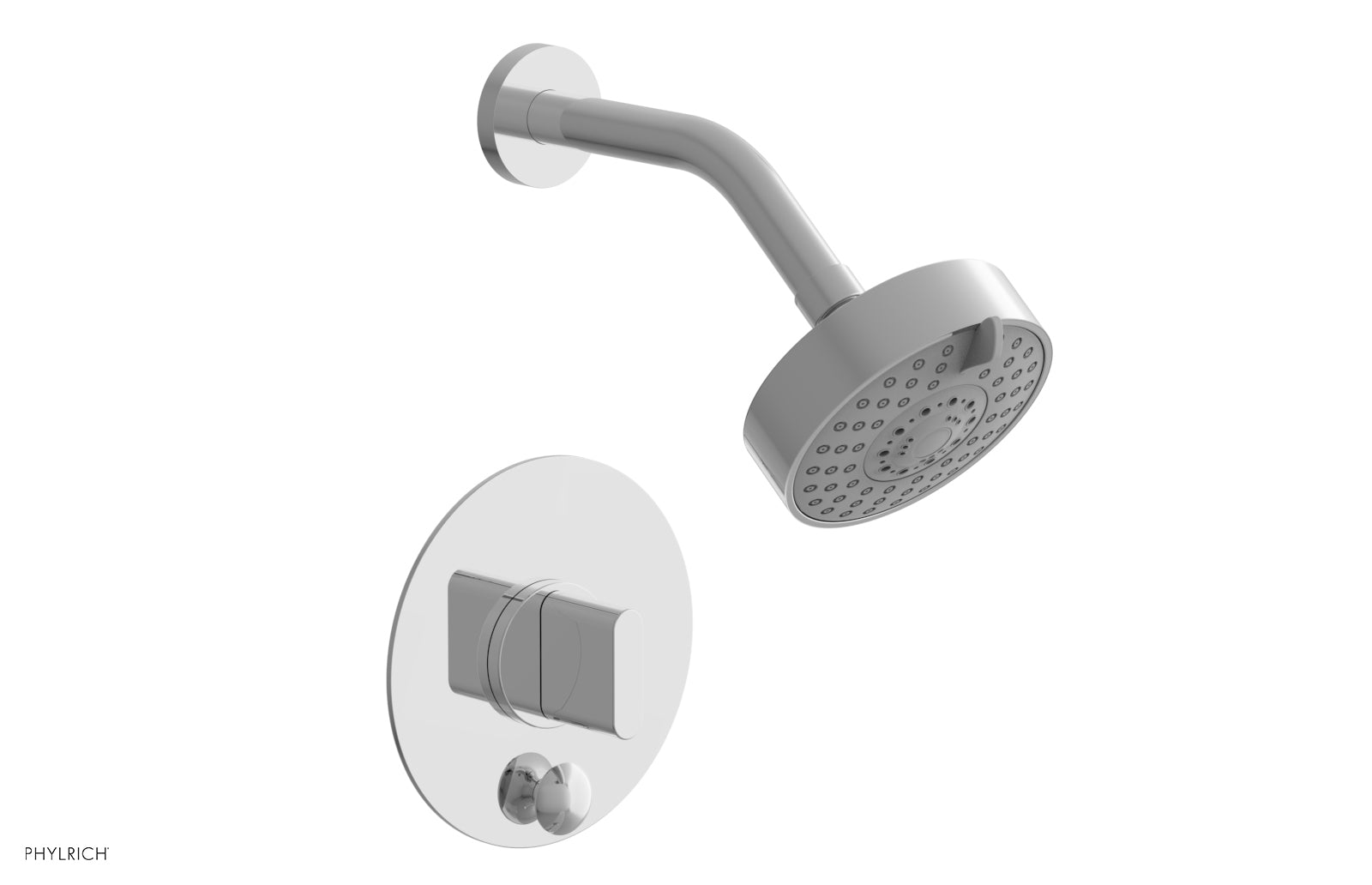 ROND Pressure Balance Shower and Diverter Set (Less Spout), Blade Handle 4-572