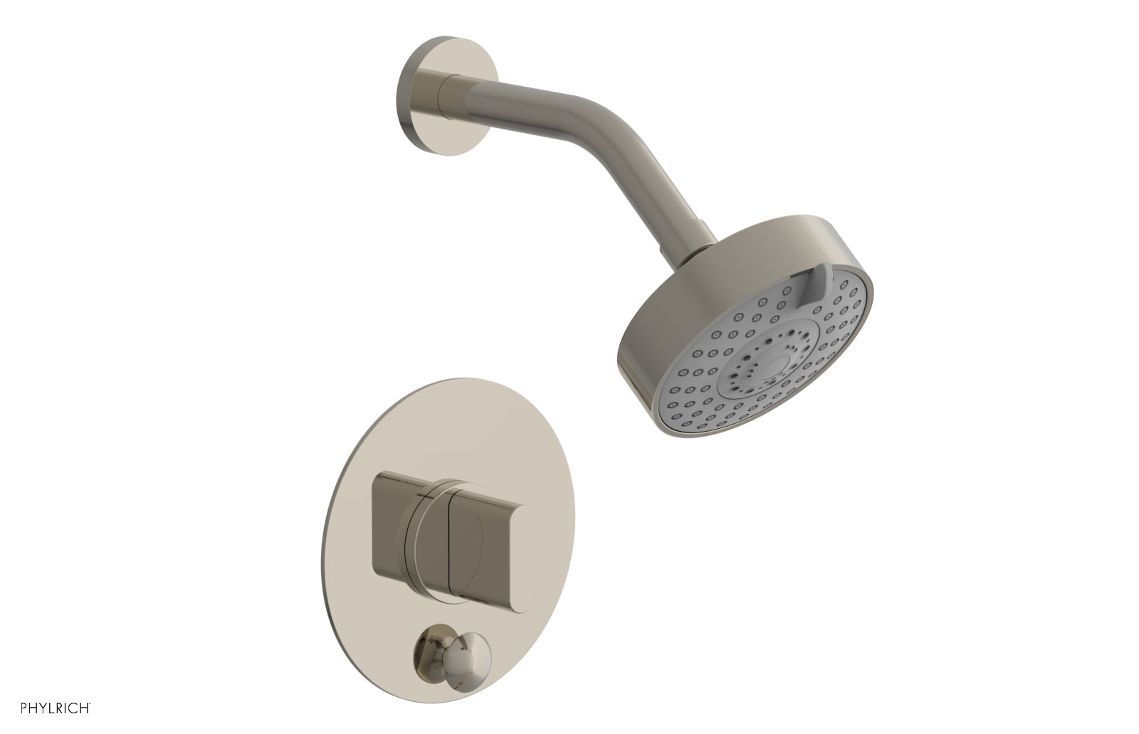 ROND Pressure Balance Shower and Diverter Set (Less Spout), Blade Handle 4-572