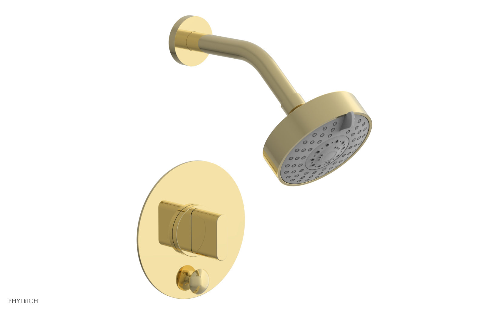 ROND Pressure Balance Shower and Diverter Set (Less Spout), Blade Handle 4-572