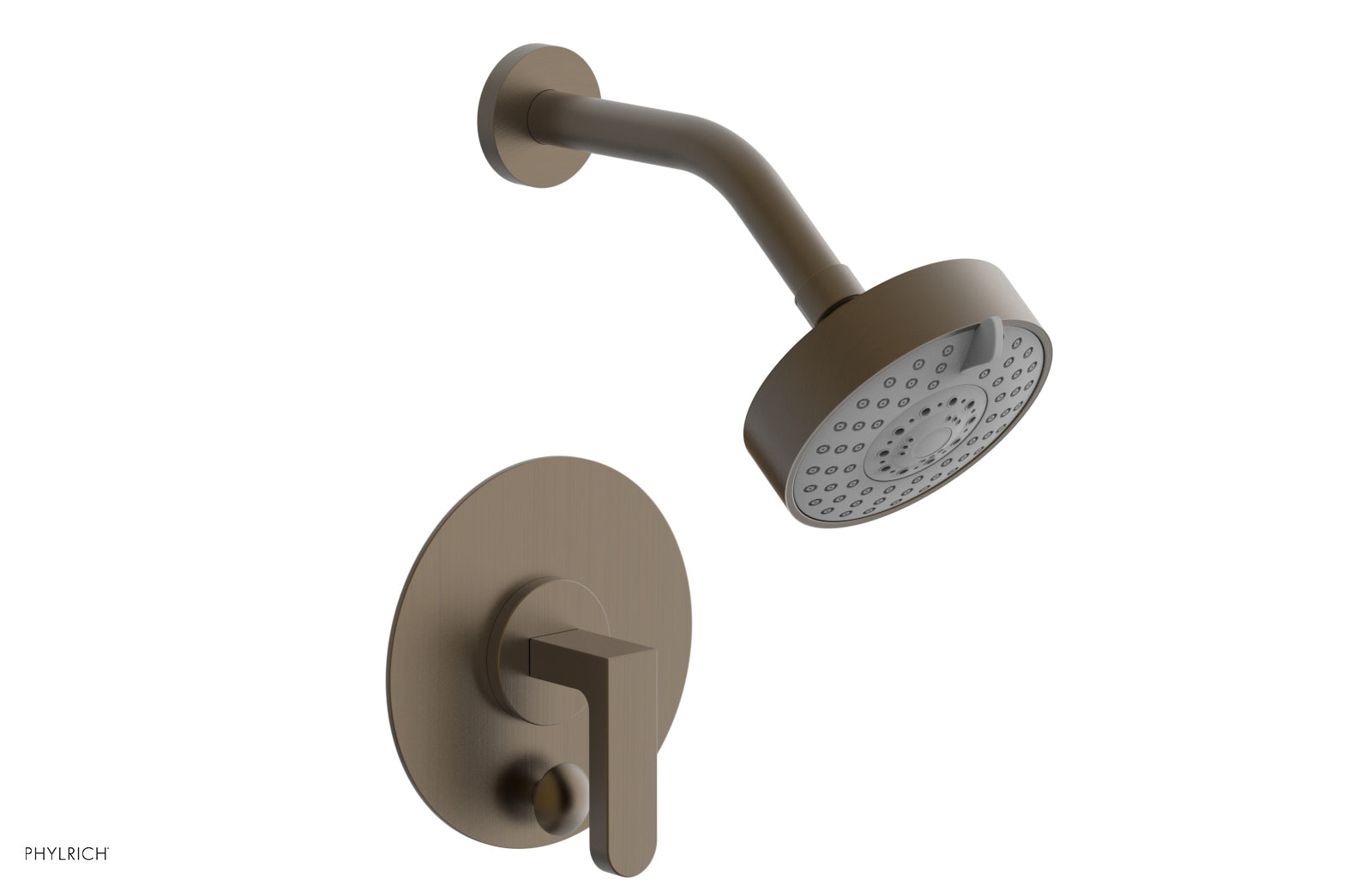 ROND Pressure Balance Shower and Diverter Set (Less Spout), Lever Handle 4-573