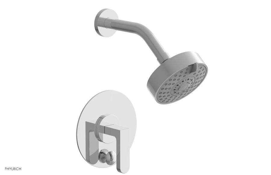 ROND Pressure Balance Shower and Diverter Set (Less Spout), Lever Handle 4-573