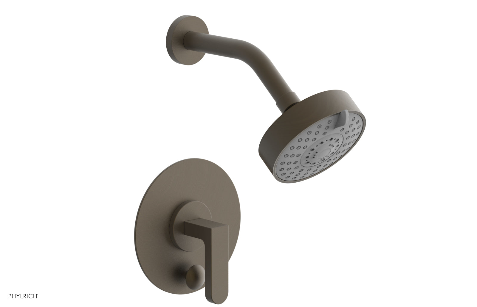 ROND Pressure Balance Shower and Diverter Set (Less Spout), Lever Handle 4-573