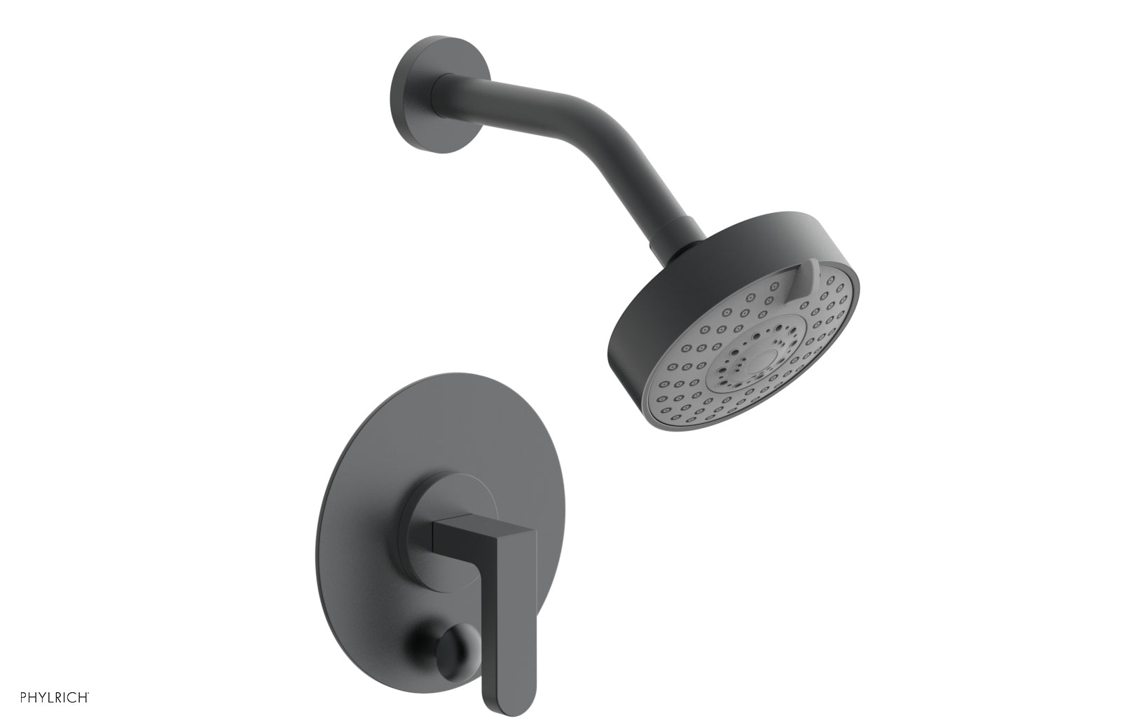 ROND Pressure Balance Shower and Diverter Set (Less Spout), Lever Handle 4-573