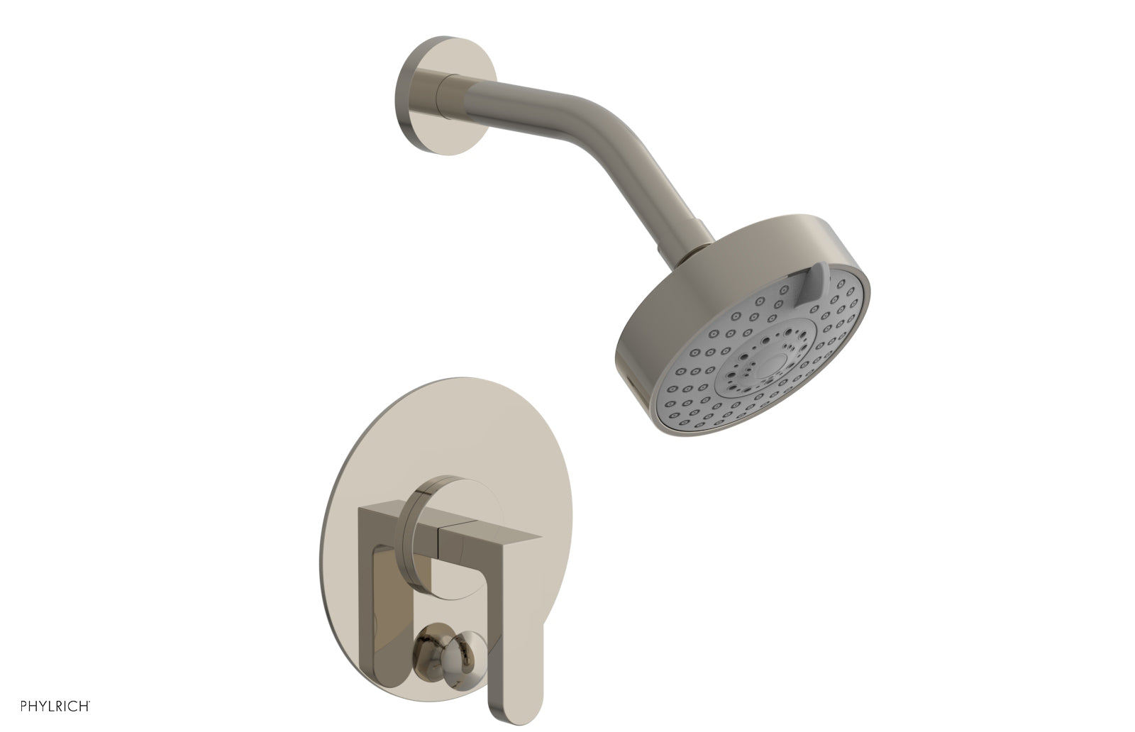 ROND Pressure Balance Shower and Diverter Set (Less Spout), Lever Handle 4-573