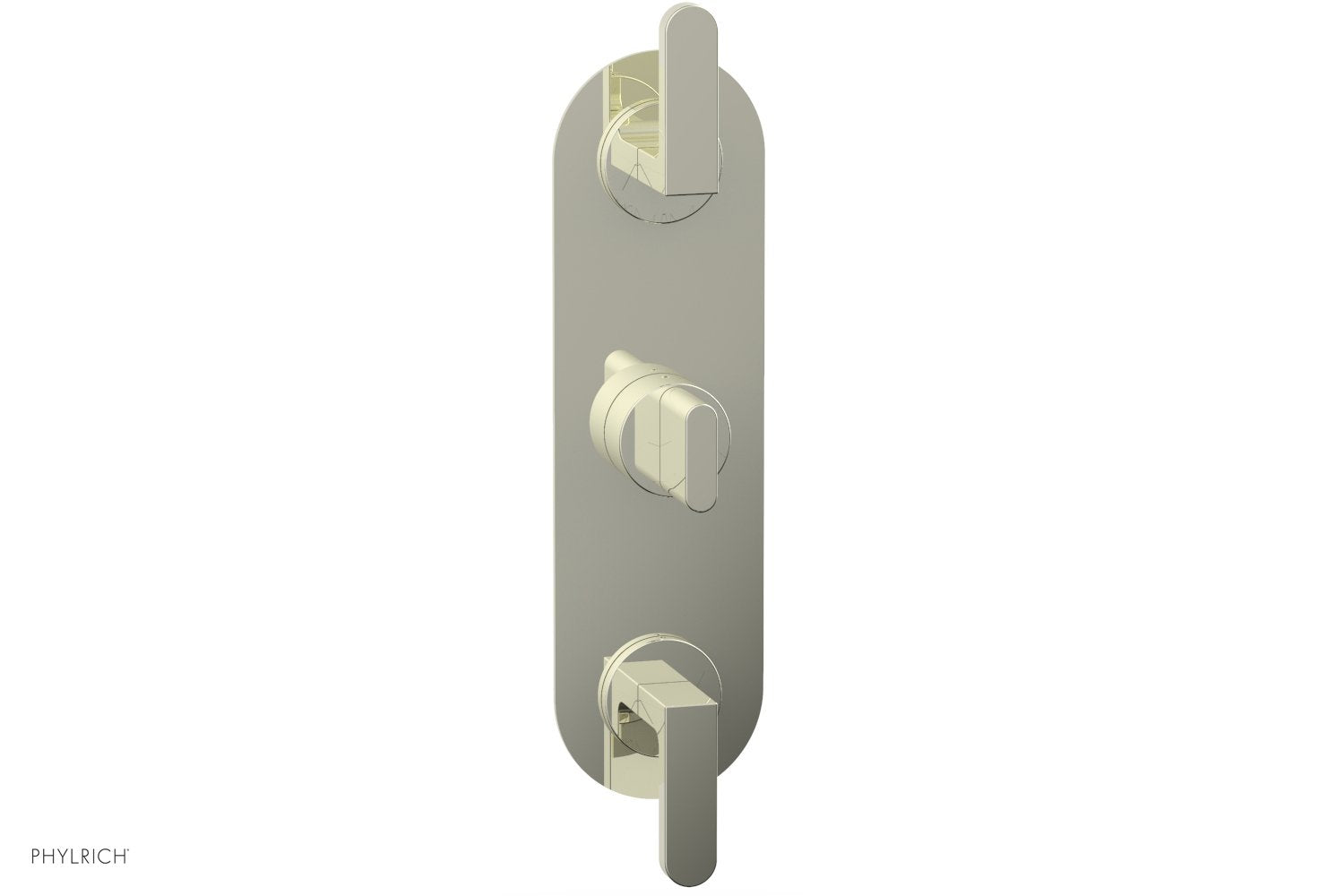 Rond 1/2" Thermostatic Valve with Two Volume Control, Lever Handles 4-578