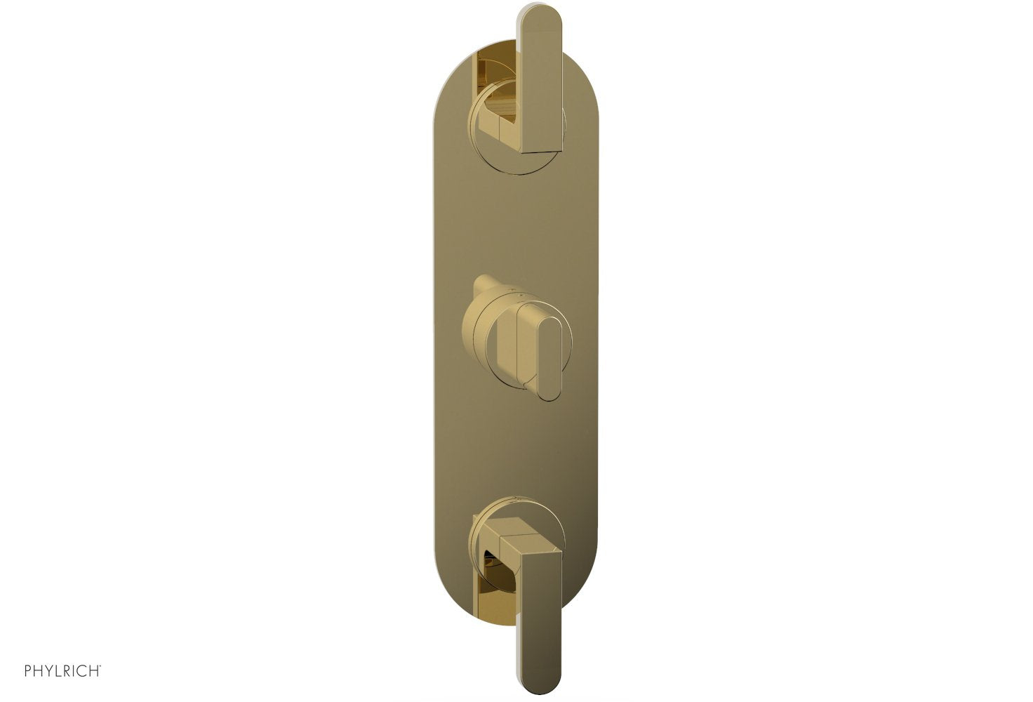 Rond 1/2" Thermostatic Valve with Two Volume Control, Lever Handles 4-578