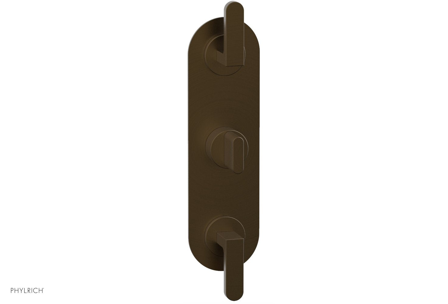 Rond 1/2" Thermostatic Valve with Two Volume Control, Lever Handles 4-578