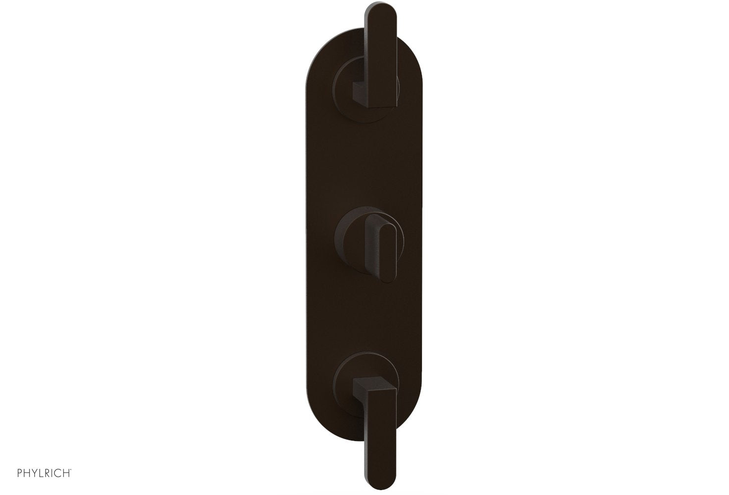 Rond 1/2" Thermostatic Valve with Two Volume Control, Lever Handles 4-578