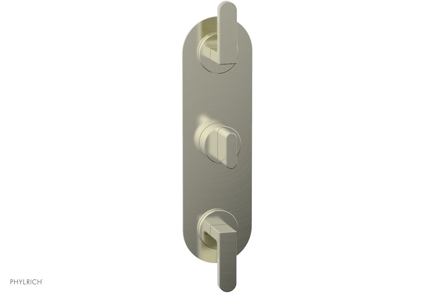 Rond 1/2" Thermostatic Valve with Two Volume Control, Lever Handles 4-578