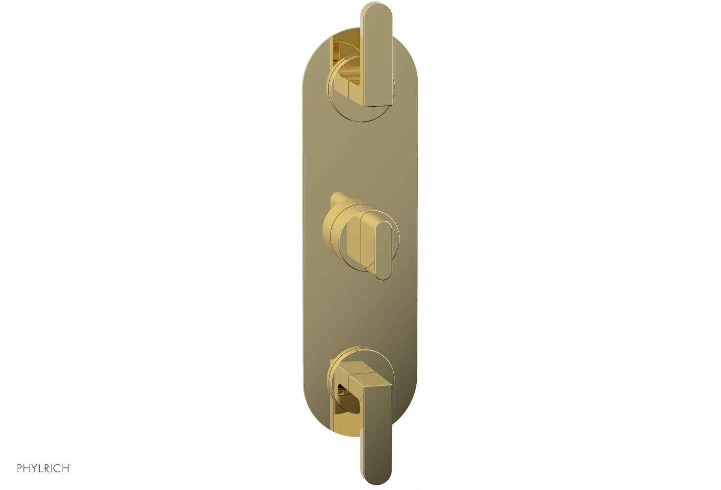 Rond 1/2" Thermostatic Valve with Two Volume Control, Lever Handles 4-578