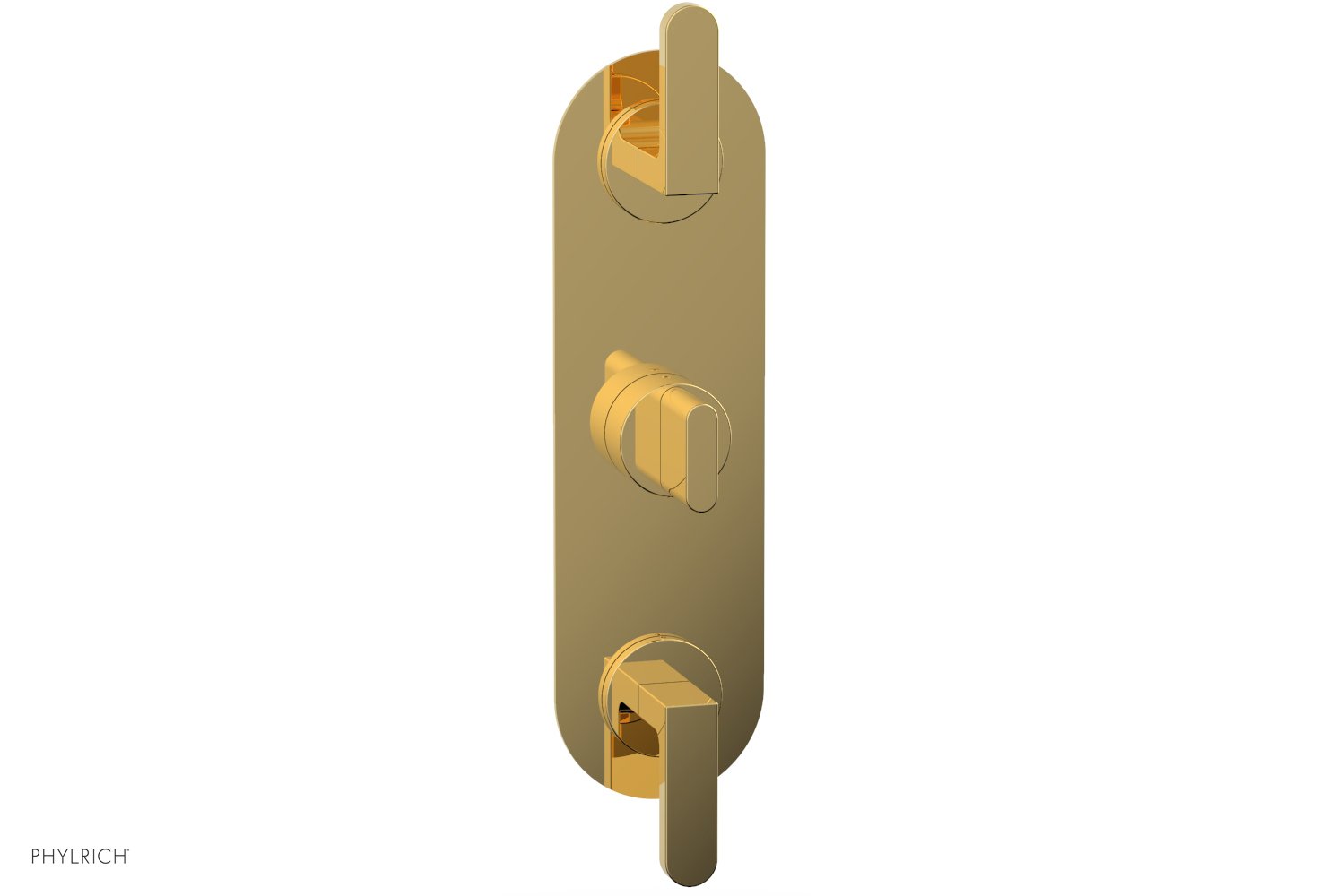 Rond 1/2" Thermostatic Valve with Two Volume Control, Lever Handles 4-578