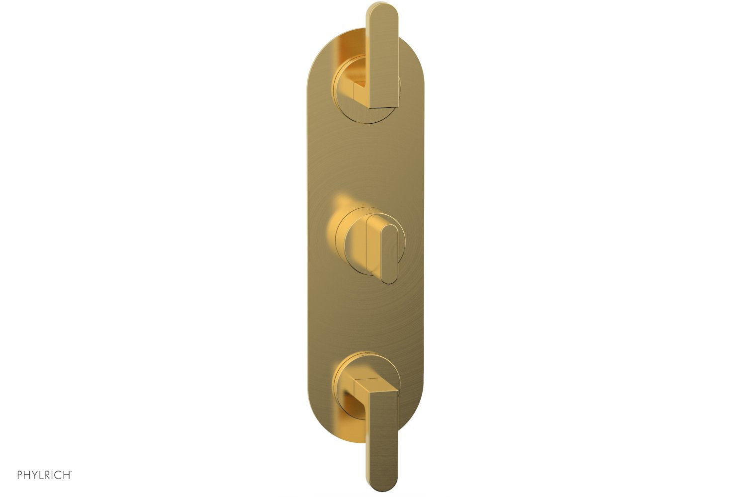 Rond 1/2" Thermostatic Valve with Two Volume Control, Lever Handles 4-578