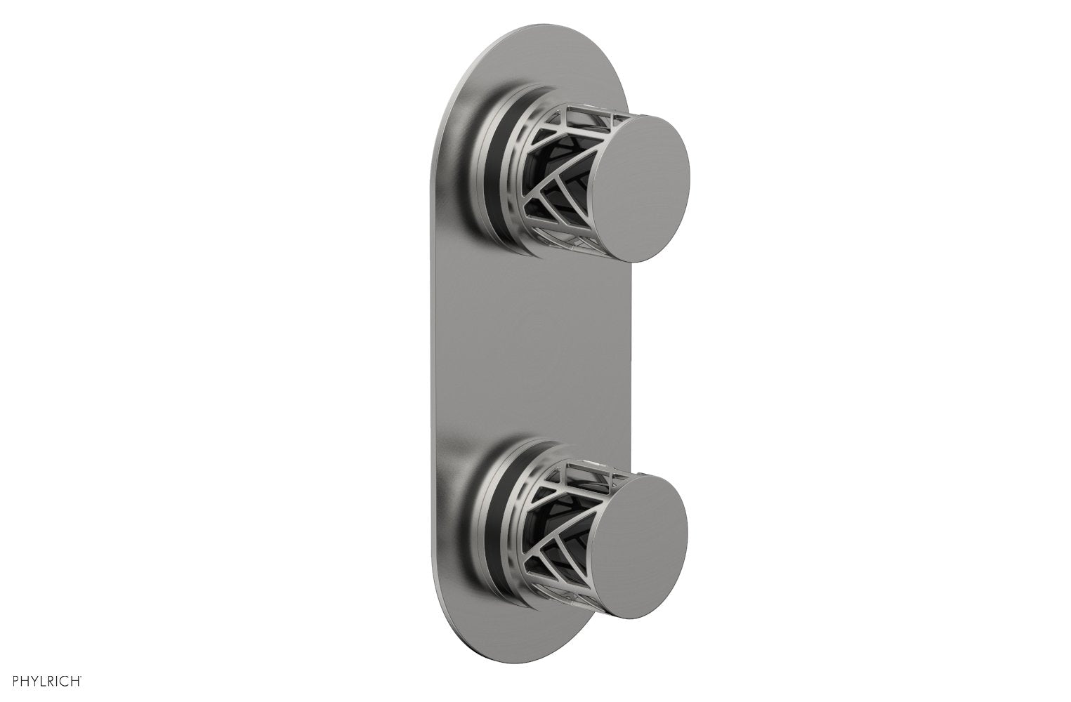 JOLIE- Thermostatic Valve with Volume Control or Diverter with "Black" Accents 4-589