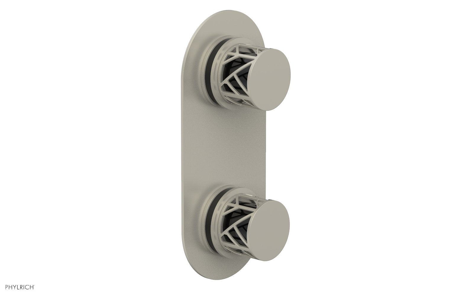 JOLIE- Thermostatic Valve with Volume Control or Diverter with "Black" Accents 4-589