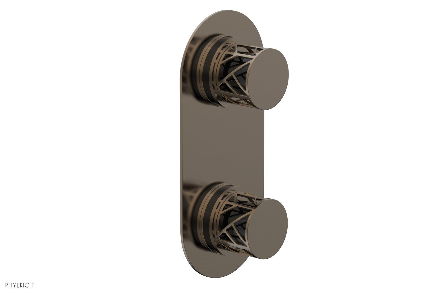 JOLIE- Thermostatic Valve with Volume Control or Diverter with "Black" Accents 4-589