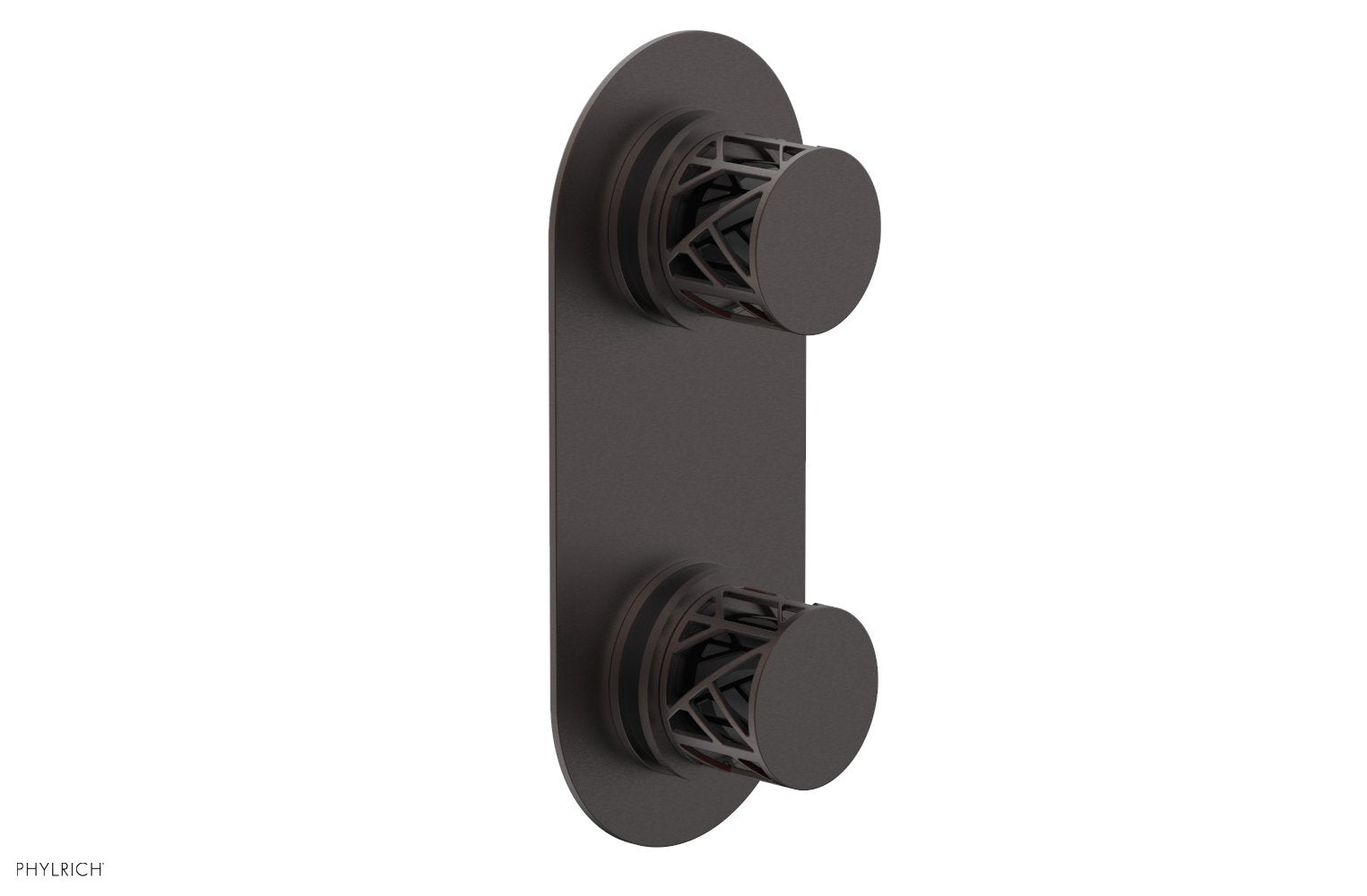 JOLIE- Thermostatic Valve with Volume Control or Diverter with "Black" Accents 4-589
