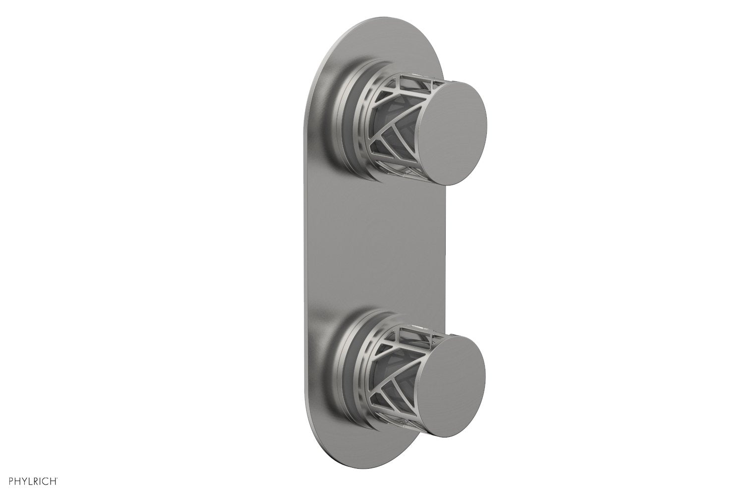 JOLIE- Thermostatic Valve with Volume Control or Diverter with "Grey" Accents 4-589