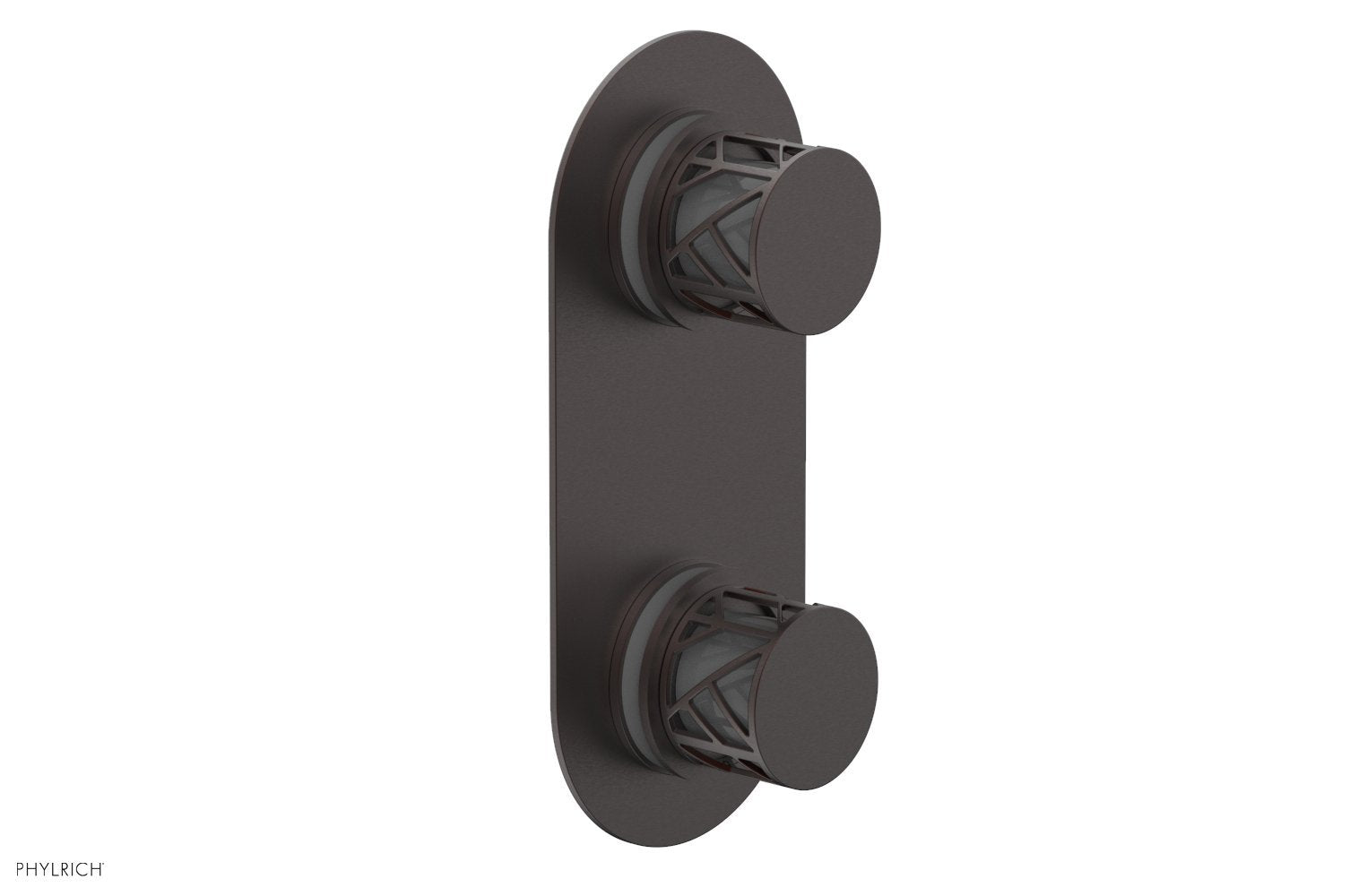 JOLIE- Thermostatic Valve with Volume Control or Diverter with "Grey" Accents 4-589