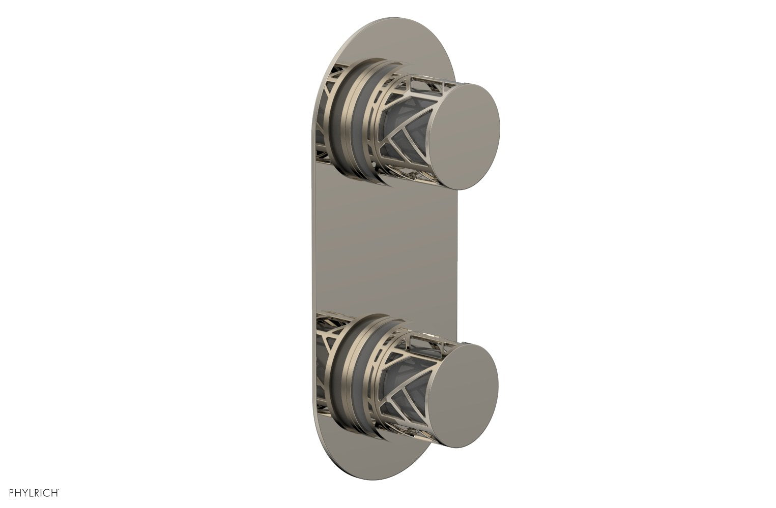 JOLIE- Thermostatic Valve with Volume Control or Diverter with "Grey" Accents 4-589