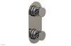 JOLIE- Thermostatic Valve with Volume Control or Diverter with "Navy Blue" Accents 4-589