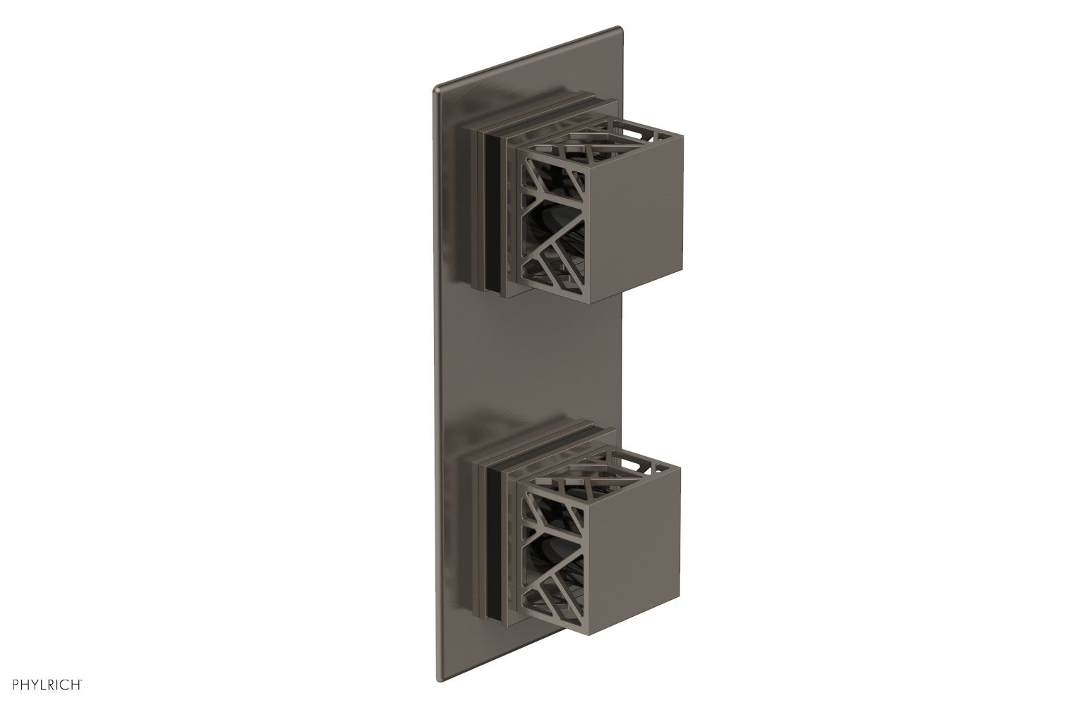 JOLIE- Thermostatic Valve with Volume Control or Diverter with "Black" Accents 4-588