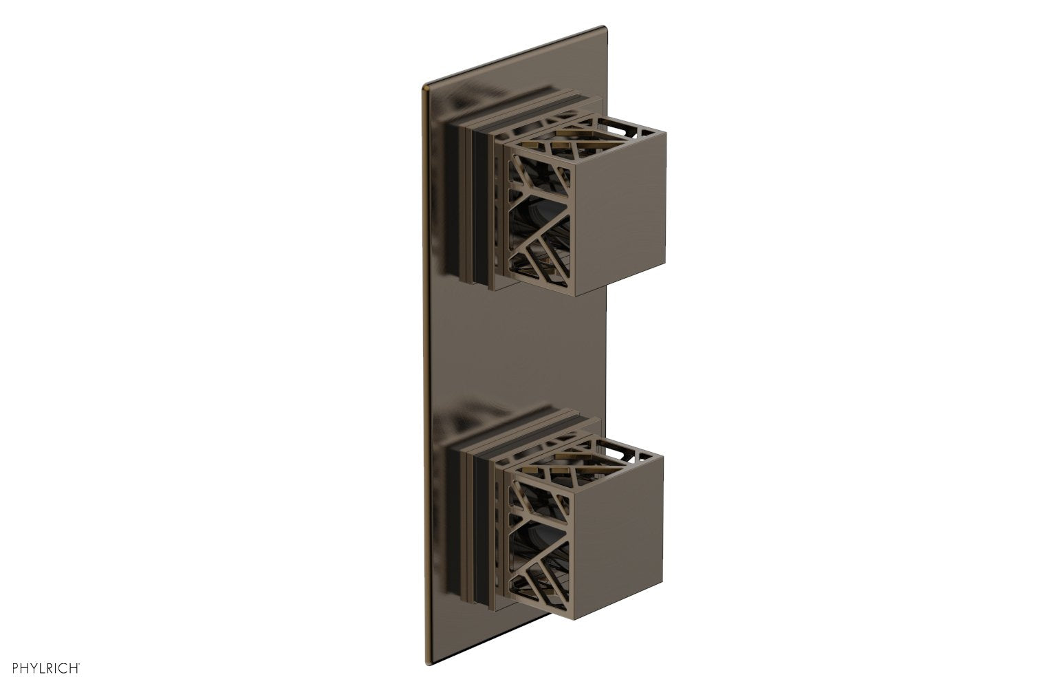 JOLIE- Thermostatic Valve with Volume Control or Diverter with "Black" Accents 4-588