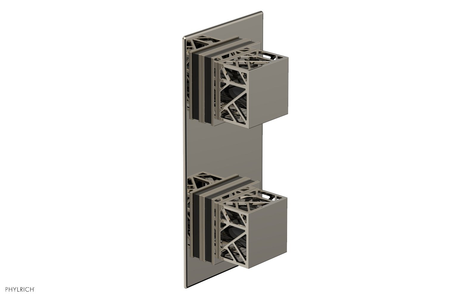 JOLIE- Thermostatic Valve with Volume Control or Diverter with "Black" Accents 4-588