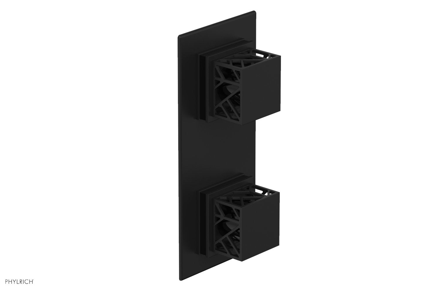 JOLIE- Thermostatic Valve with Volume Control or Diverter with "Black" Accents 4-588
