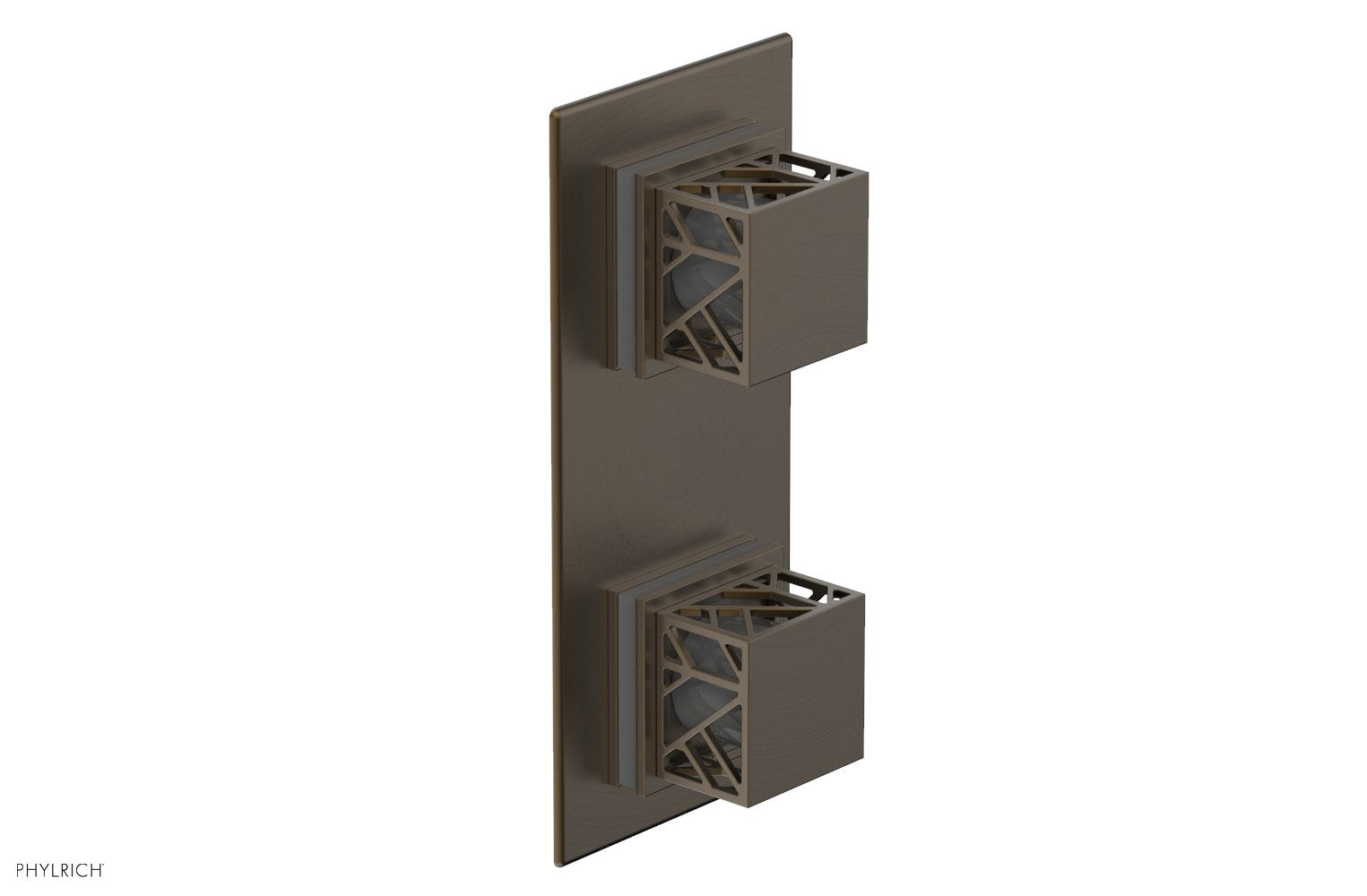 JOLIE- Thermostatic Valve with Volume Control or Diverter with "Grey" Accents 4-588