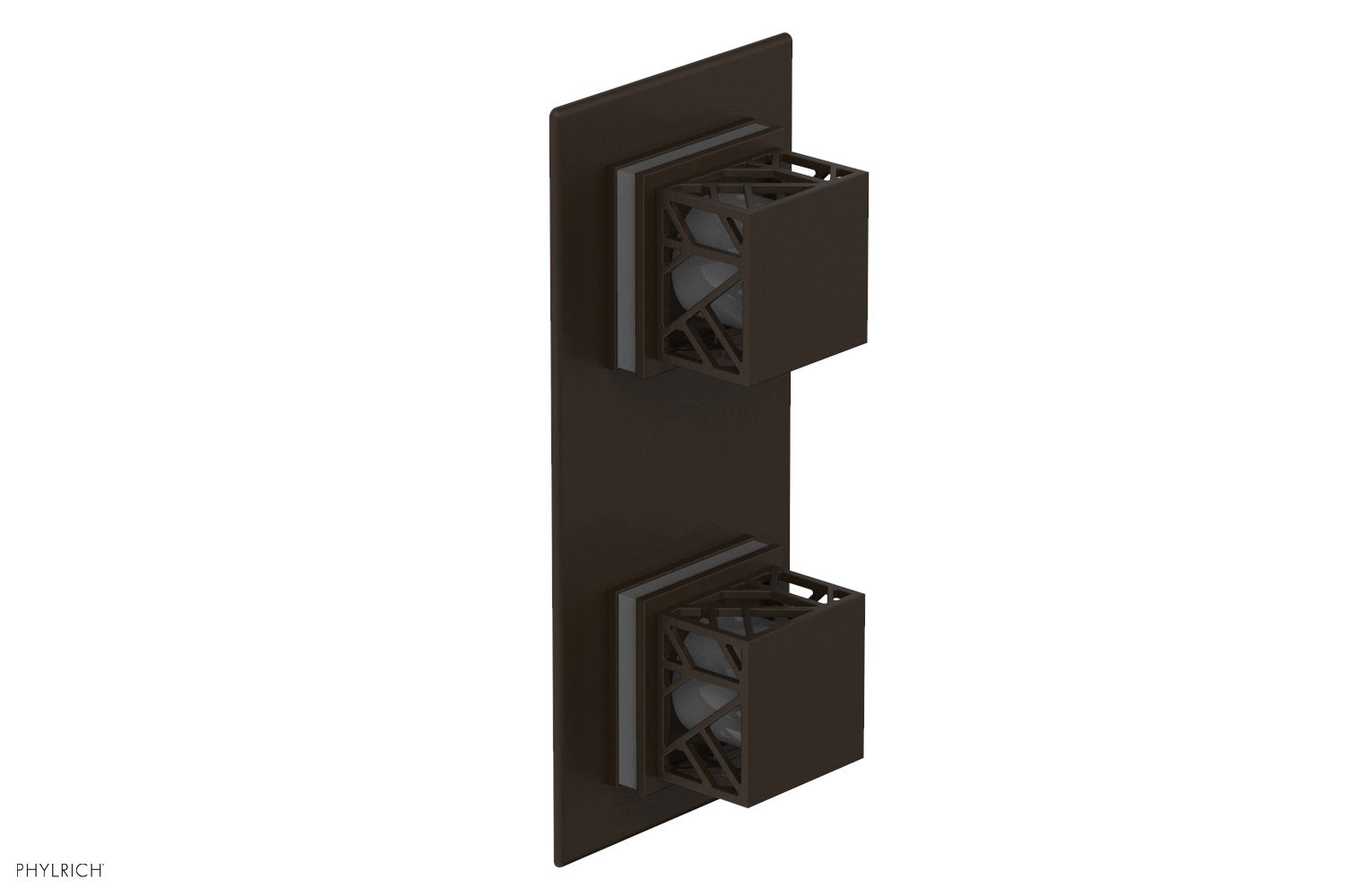 JOLIE- Thermostatic Valve with Volume Control or Diverter with "Grey" Accents 4-588