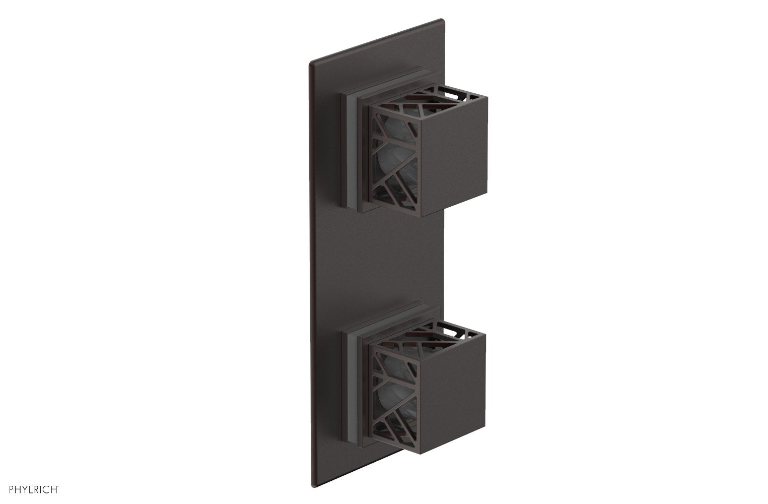 JOLIE- Thermostatic Valve with Volume Control or Diverter with "Grey" Accents 4-588