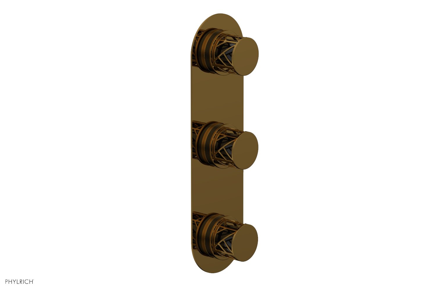 JOLIE Thermostatic Valve with Two Volume Control with "Black" Accents 4-590